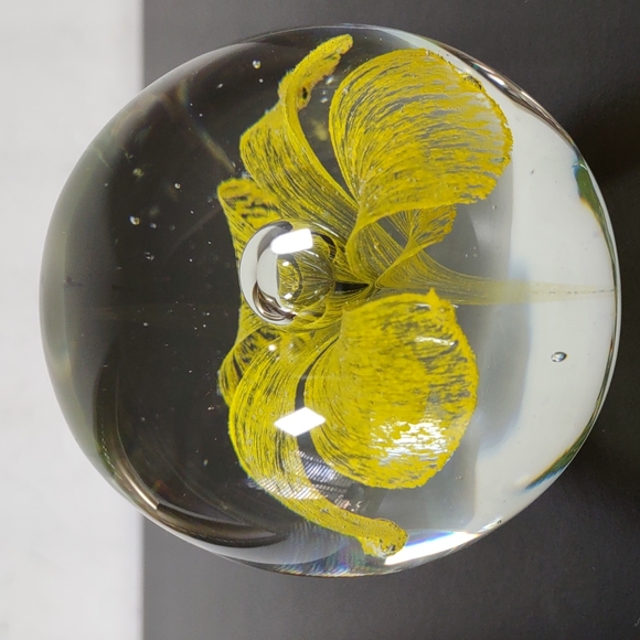Vintage Art Glass Paperweight - Picture 7 of 7